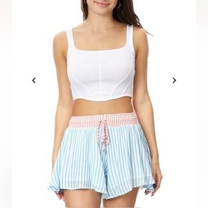 NWT Corset Crop Top